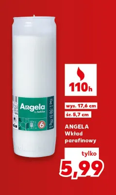 Wkład parafinowy Angela promocja w Kaufland