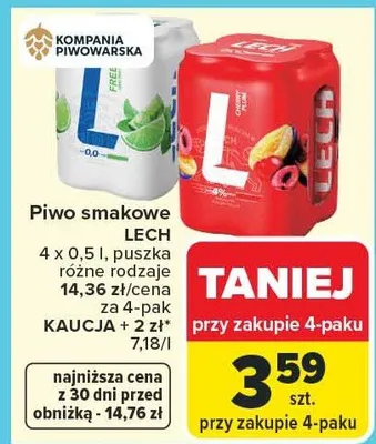 Piwo promocja w Carrefour