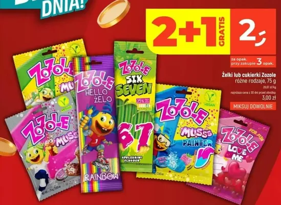 Cukierki Zozole Musss Cherry Cola promocja w Dealz