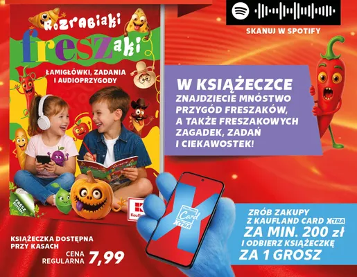 Książeczka Rozrabiaki Freszaki promocja w Kaufland