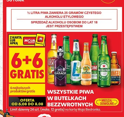Piwo Somersby promocja w Biedronka