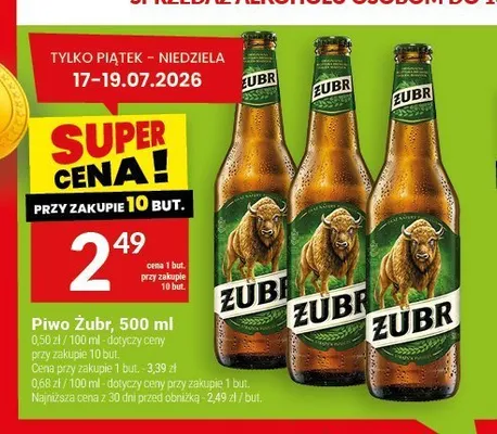 Piwo Żubr promocja w Twój Market