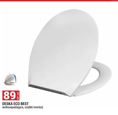 Deska Eco Best wolnoopadająca szybki montaż promocja w Merkury Market