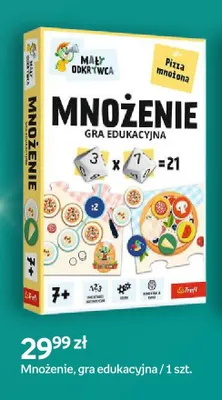 Gra edukacyjna Mnożenie Mały Odkrywca Trefl promocja w Empik