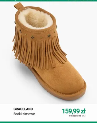 Botki zimowe Graceland promocja w Deichmann