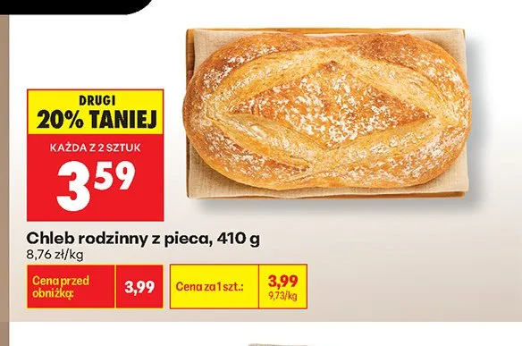 Chleb rodzinny z pieca promocja w Biedronka