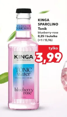 Tonik Kinga Sparclino blueberry-rose promocja w Kaufland