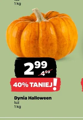 Dynia Halloween promocja w Netto