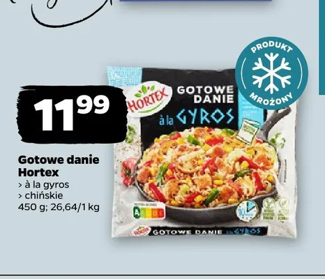 Gotowe danie à la gyros Hortex promocja w Netto