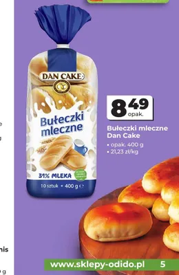 Bułeczki mleczne Dan Cake 10-pak 40g promocja w Odido