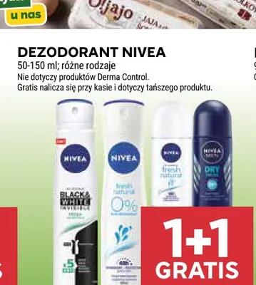 Dezodorant Nivea Black & White Invisible Fresh promocja w Stokrotka