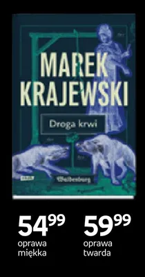 Książka Droga krwi oprawa twarda Marek Krajewski promocja w Empik
