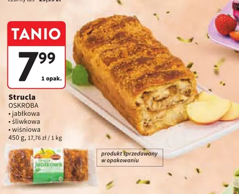 Strucla śliwkowa Oskroba promocja w Intermarche