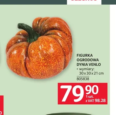 Figurka ogrodowa dynia Venlo promocja w Selgros