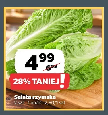 Sałata rzymska promocja w Netto