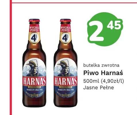 Piwo Harnaś Jasne Pełne promocja w Limonka