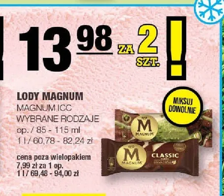 Lody Magnum promocja w SPAR
