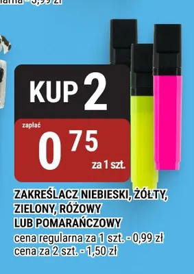 Zakreślacz żółty promocja w bi1