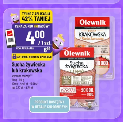 Sucha żywiecka lub krakowska promocja w POLOmarket