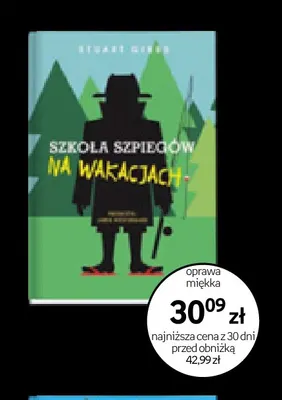 Książka Szkoła Szpiegów na wakacjach Stuart Gibbs promocja w Empik