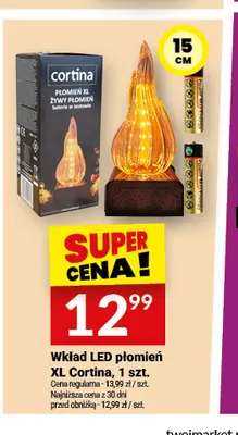 Wkład LED płomień Xl Cortina promocja w Twój Market