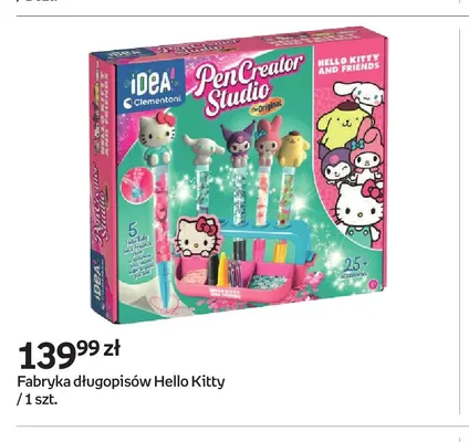 Fabryka długopisów Hello Kitty Clementoni promocja w Empik