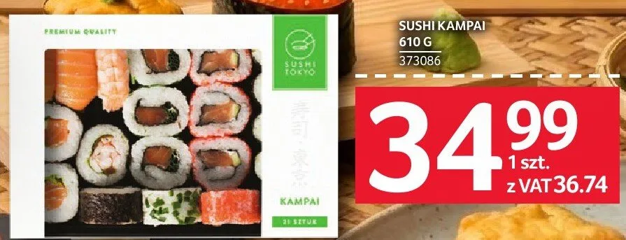 Sushi Kampai 610 g promocja w Selgros