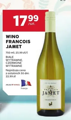 Wino białe wytrawne, czerwone wytrawne promocja w Stokrotka