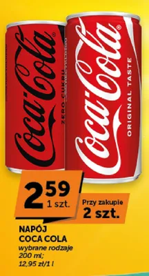Napój Coca-Cola Original Taste promocja w Groszek