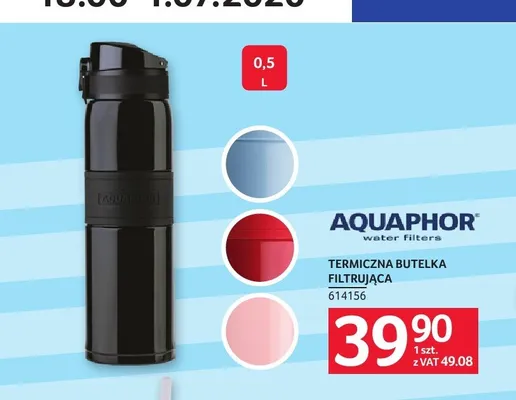 Termiczna butelka filtrująca Aquaphor promocja w Selgros