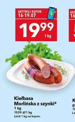 Kiełbasa Morlińska z szynki promocja w LEWIATAN