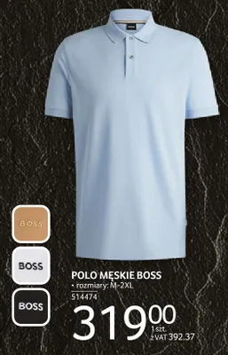 Polo męskie Boss promocja w Selgros