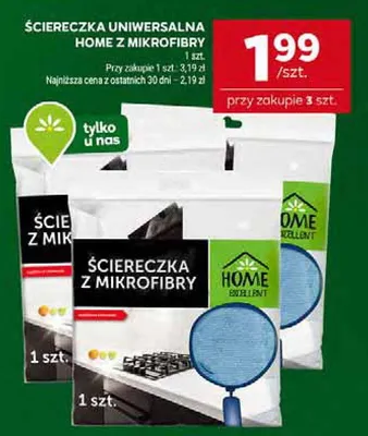 Ściereczka uniwersalna z mikrofibry promocja w Stokrotka