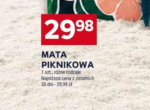 Mata piknikowa promocja w Stokrotka