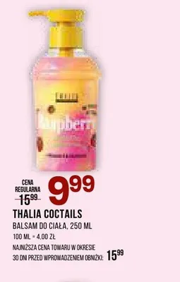 Balsam do ciała Thalia Coctails promocja w Drogerie Natura