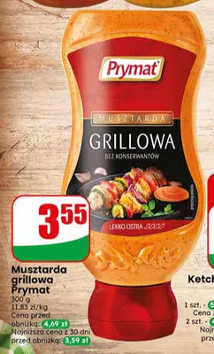 Musztarda grillowa Prymat promocja w Dino