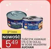 Tuńczyk kawałki w oleju w sosie własnym promocja w Wafelek