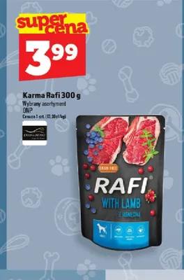 Karma dla psa Rafi with Lamb z jagnięciną promocja w TOPAZ