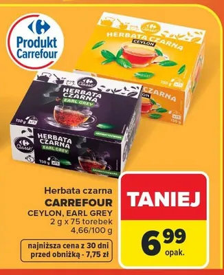 Herbata promocja w Carrefour