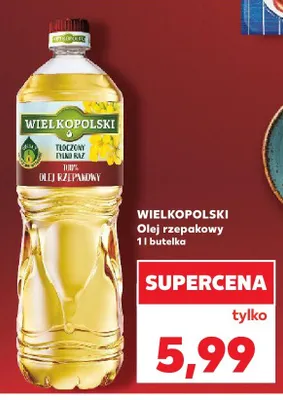 Olej rzepakowy Wielkopolski promocja w Kaufland