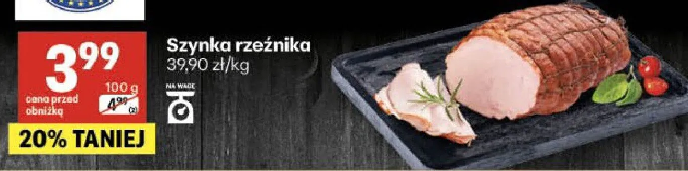 Szynka rzeźnika promocja w Delikatesy Centrum