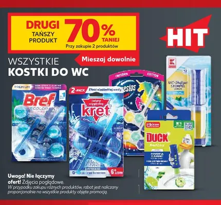 Kostka do WC Power 5 Domestos promocja w Kaufland