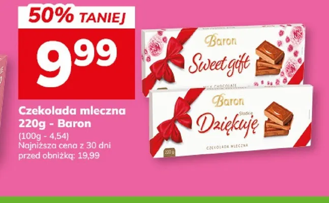 Czekolada mleczna 220g promocja w Hitpol