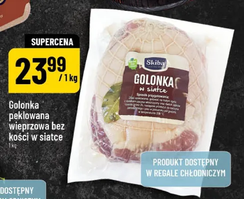 Golonka peklowana wieprzowa bez kości w siatce promocja w POLOmarket