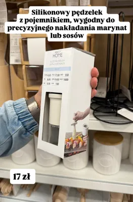 Silikonowy pędzelek z pojemnikiem promocja w Pepco