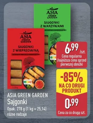 Sajgonki z warzywami Asia Green Garden promocja w Aldi