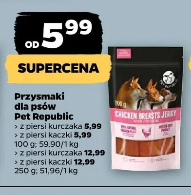 Przysmaki dla psów Pet Republic promocja w Netto