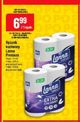 Ręcznik kuchenny Lanna Premium promocja w POLOmarket