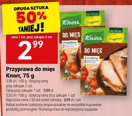 Przyprawa do mięs Knorr promocja w Twój Market