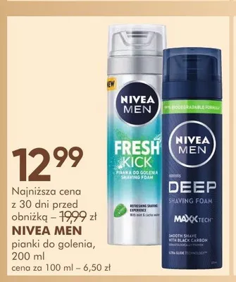 Pianka do golenia Nivea Men promocja w Super-Pharm